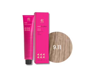 RR LINE REAL COLOR profesjonalna farba do włosów w kremie 100 ml | 9.11