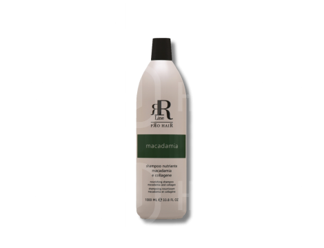 RR LINE REAL MACADAMIA regenerujący szampon nawilżający z kolagenem 1000 ml