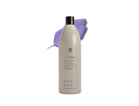 RR LINE REAL SILVER maska przeciw żółtym tonom do włosów blond 1000 ml - 2