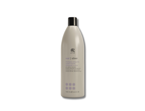 RR LINE REAL SILVER szampon przeciw żółtym tonom do włosów blond 1000 ml