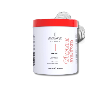 ENVIE LUXURY CHROMACTIVE maska regenerująca do włosów farbowanych 1000 ml - 2