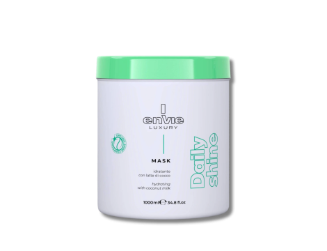ENVIE LUXURY DAILY SHINE maska nawilżająca do włosów kokosowa 1000 ml