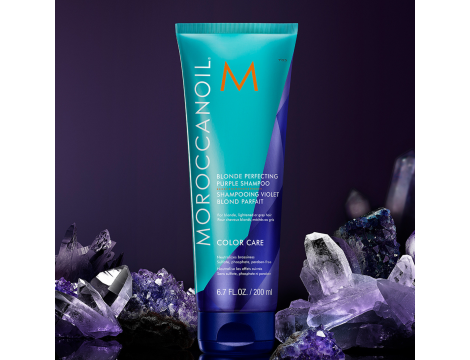 MOROCCANOIL COLOR CARE Blonde Perfecting Purple fioletowy szampon 200 ml - 3