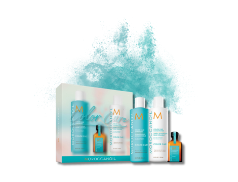 MOROCCANOIL COLOR CARE zestaw | szampon + odżywka + olejek + balsam - 2