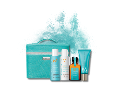 MOROCCANOIL HYDRATION travel zestaw podróżny nawilżający + kosmetyczka - 2