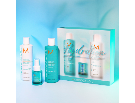 MOROCCANOIL HYDRATION zestaw | szampon + odżywka + leave-in + balsam - 4