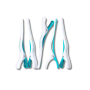 MOROCCANOIL klipsy do separacji włosów 6 szt. - 2