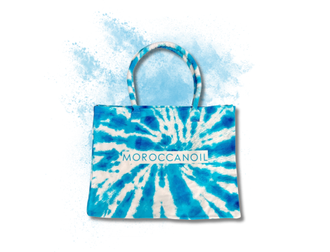 MOROCCANOIL Tie Dye Bag bawełniana torba na ramię shopperka - 2