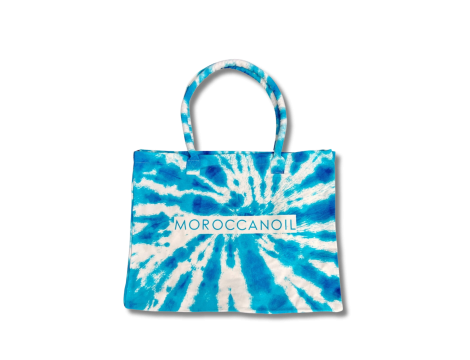 MOROCCANOIL Tie Dye Bag bawełniana torba na ramię shopperka
