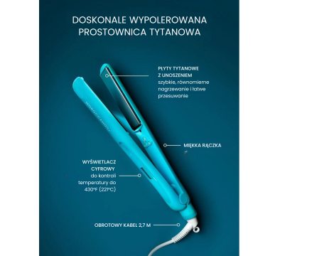 MOROCCANOIL TOOLS Perfectly Polished tytanowa prostownica do włosów - 3