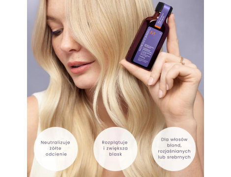 MOROCCANOIL TREATMENT PURPLE olejek arganowy fioletowy kuracja blond 25 ml - 4