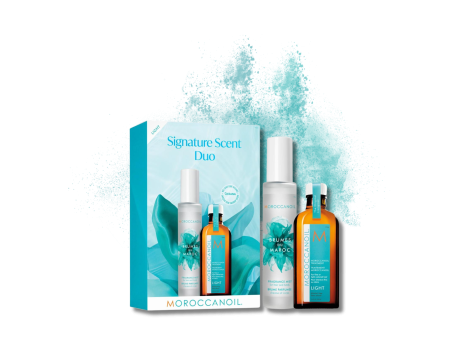 MOROCCANOIL TREATMENT Signature Scent zestaw | olejek light + mgiełka - 2