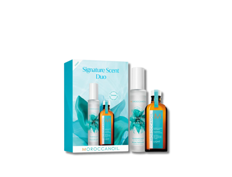 MOROCCANOIL TREATMENT Signature Scent zestaw | olejek light + mgiełka