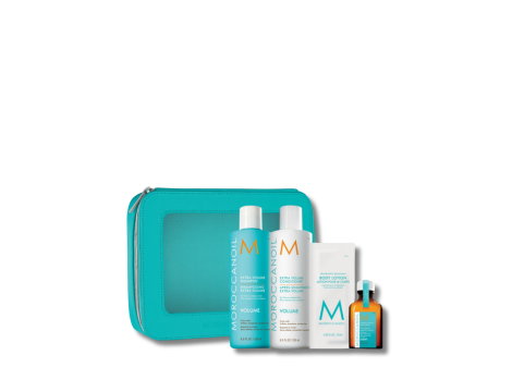 MOROCCANOIL VOLUME Daily Rituals zestaw nadający objętość + kosmetyczka