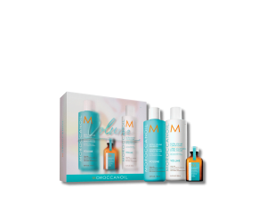 MOROCCANOIL VOLUME zestaw | szampon + odżywka + olejek light + balsam