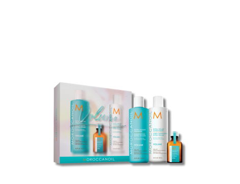MOROCCANOIL VOLUME zestaw | szampon + odżywka + olejek light + balsam