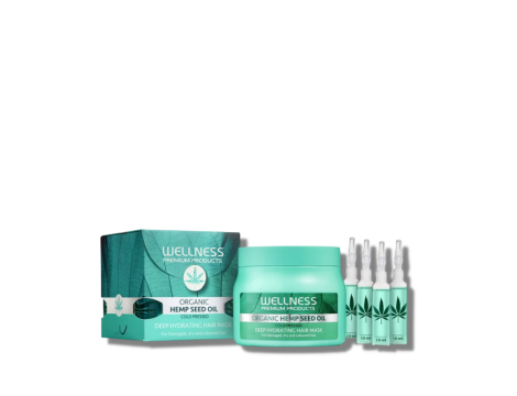 WELLNESS PREMIUM DEEP HYDRATING maska nawilżająca 500 ml + 4 ampułki