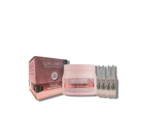 WELLNESS PREMIUM VOLUMEPLEX lekka maska nawilżająca 500 ml + 4 ampułki