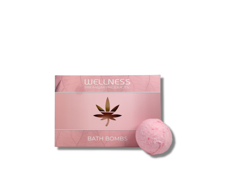 WELLNESS PREMIUM zestaw kul do kąpieli 6 szt. | Różowe
