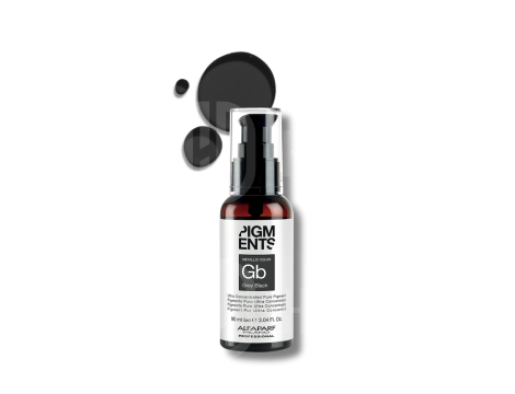 ALFAPARF PIGMENTS skoncentrowany pigment do włosów 90 ml | Grey Black - 2