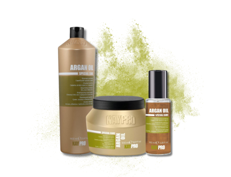 KAYPRO ARGAN OIL zestaw | szampon 1000 ml + maska 500 ml + serum 100 ml - 2
