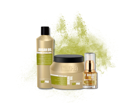 KAYPRO ARGAN OIL zestaw | szampon 350 ml + maska 500 ml + serum 20 ml - 2