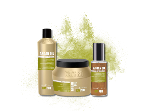 KAYPRO ARGAN OIL zestaw | szampon 350 ml + maska 500 ml + serum 100 ml - 2