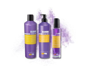 KAYPRO BLONDE zestaw blond | szampon 350 ml + odżywka 350 ml + serum 100 ml - image 2
