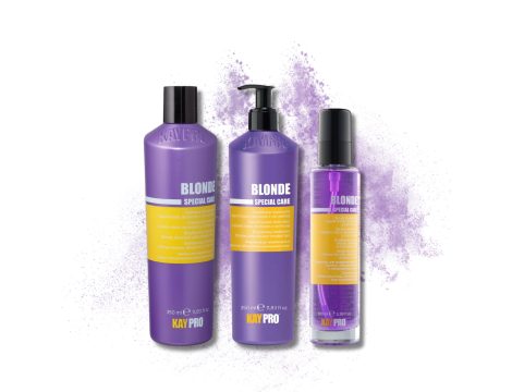 KAYPRO BLONDE zestaw blond | szampon 350 ml + odżywka 350 ml + serum 100 ml - 2
