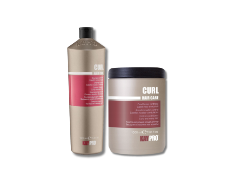 KAYPRO CURL zestaw loki | szampon 1000 ml + odżywka 1000 ml