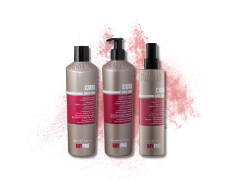 KAYPRO CURL zestaw loki | szampon 350 ml + odżywka 350 ml + spray 200 ml - 2