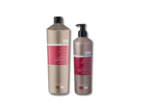 KAYPRO CURL zestaw loki | szampon 1000 ml + odżywka 350 ml