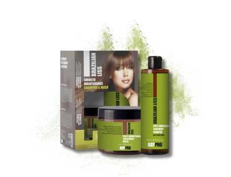 KAYPRO BRAZILIAN LISS zestaw wygładzający | szampon 500 ml + maska 500 ml - 2