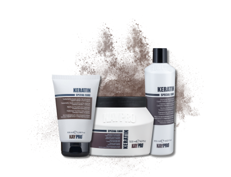 KAYPRO KERATIN zestaw | szampon 350 ml + maska 500 ml + fluid 100 ml - 2