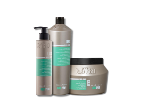 KAYPRO LISS zestaw | szampon 1000 ml + maska 500 ml + krem 200 ml