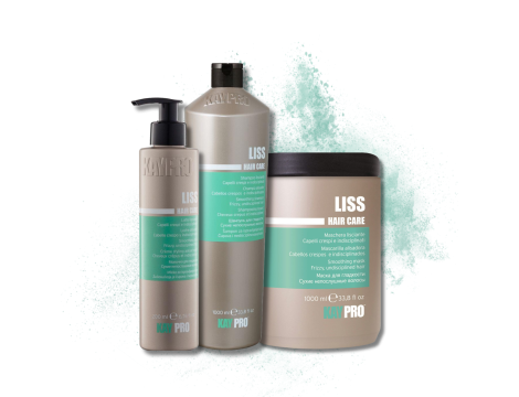 KAYPRO LISS zestaw | szampon 1000 ml + maska 1000 ml + krem 200 ml - 2