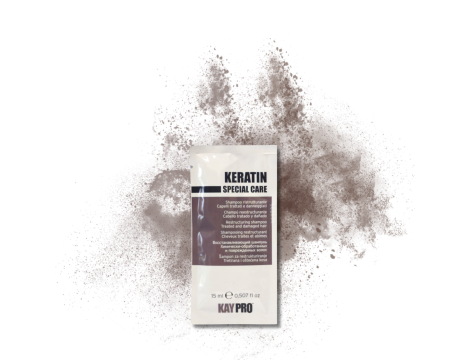 KAYPRO KERATIN szampon regenerujący do włosów z keratyną 15 ml - 2