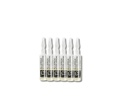 CARIN ALLERGA Natural Keratine ampułki keratynowe do włosów 6 x 7,5 ml