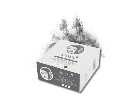 SIBEL ALU PRE-CUT pocięta folia gofrowana do pasemek 300 szt. | Czarna - 2