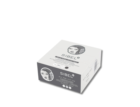 SIBEL ALU PRE-CUT pocięta folia gofrowana do pasemek 300 szt. | Czarna