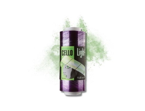 SIBEL CELLO folia fryzjerska do pasemek z perforacją | 20 cm x 500 m - 2