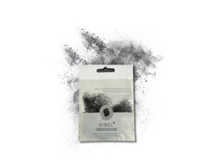 SIBEL siatka cieńka siateczka do koka 2 szt. | Czarna - image 2