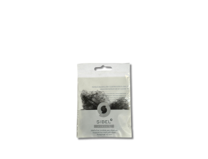 SIBEL siatka cieńka siateczka do koka 2 szt. | Czarna