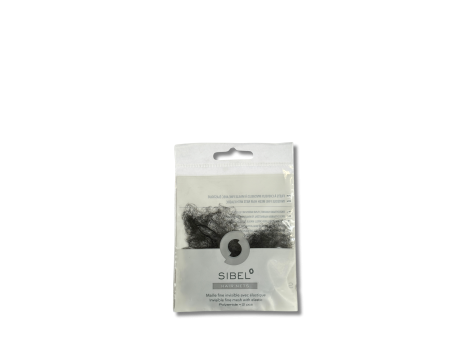 SIBEL siatka cieńka siateczka do koka 2 szt. | Czarna