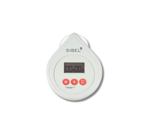 SIBEL elektryczny czasomierz fryzjerski minutnik z alarmem biały