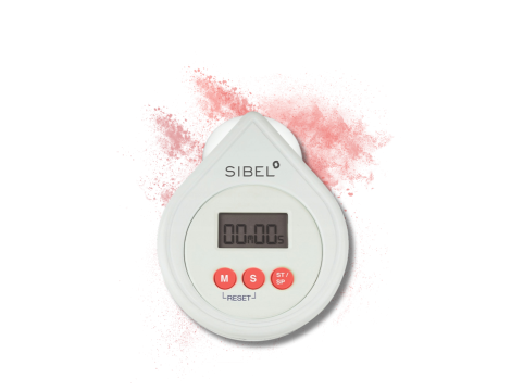 SIBEL elektryczny czasomierz fryzjerski minutnik z alarmem biały - 2