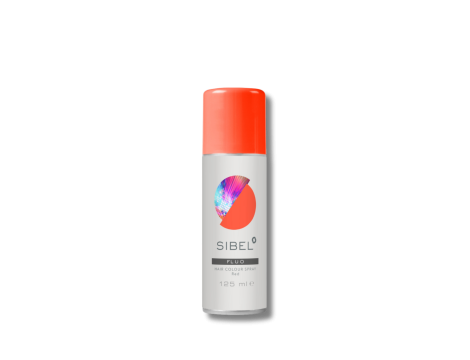 SIBEL HAIR COLOUR SPRAY FLUO lakier fluorescencyjny 125 ml | Czerwony