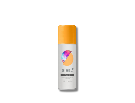 SIBEL HAIR COLOUR SPRAY FLUO lakier fluorescencyjny 125 ml | Pomarańczowy