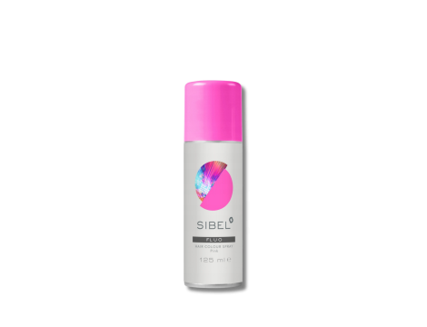 SIBEL HAIR COLOUR SPRAY FLUO lakier fluorescencyjny 125 ml | Różowy