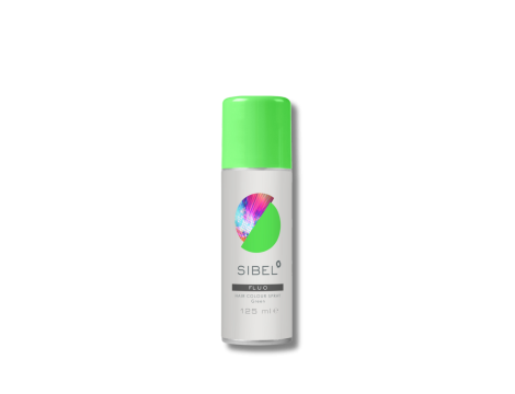 SIBEL HAIR COLOUR SPRAY FLUO lakier fluorescencyjny 125 ml | Zielony